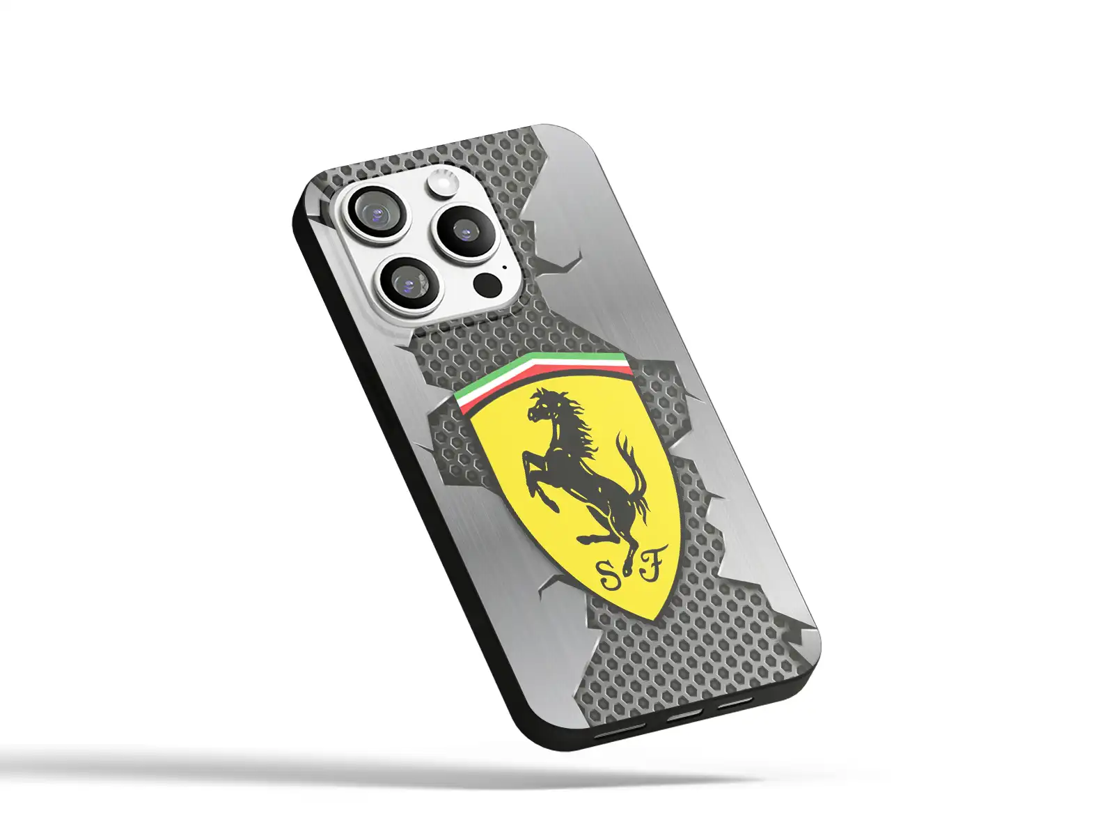 Ferrari Custodia Designer Look Solido Moderno